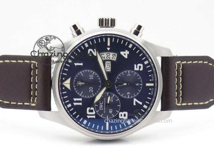 MIROTIME 0319 Pilot Chrono 377706 “Le Petit Prince” V6F Best Edition Blue Dial on Brown Leather Strap A Colorful 7387